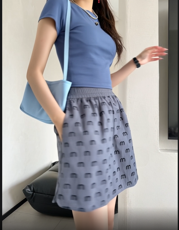 210mm ショートスカートパンツ